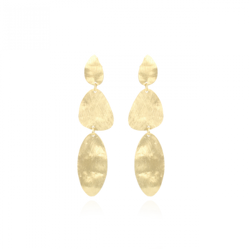 LOTT GIOIELLI - CLASSIC OORBELLEN TRIPLE STONE
