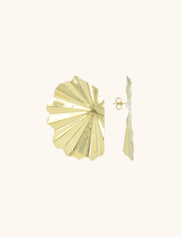 LOTT GIOIELLI- GOLD OORBELLEN LIVIA LEAF L