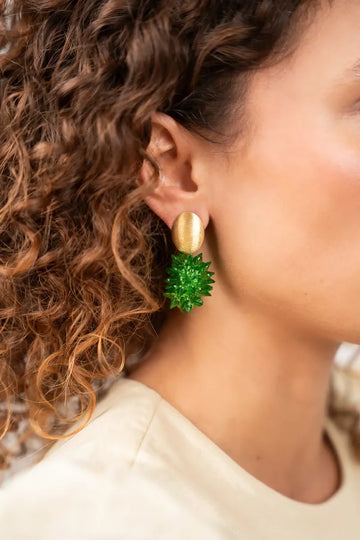 LOTT GIOIELLI - GROENE OORBELLEN CRYSTAL GRAPE SAM
