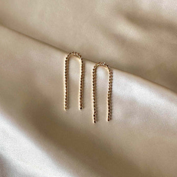 PAULIE POCKET - SMALL WATERFALL EARRINGS - GOLD