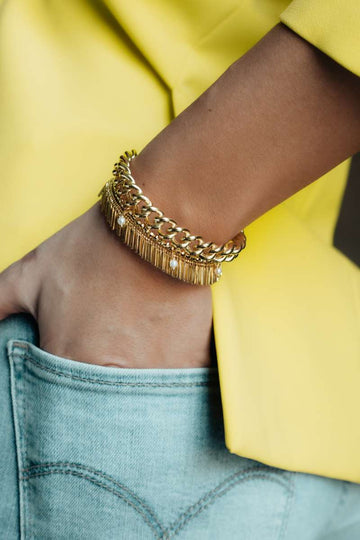 Lott. Gioielli - Gouden Link Bangle