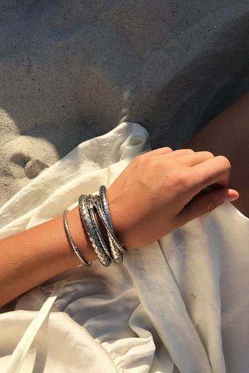 Lott. Gioielli - Cobra M Armband silver