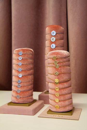 Lott.gioielli - Zilveren Initial Armband klein