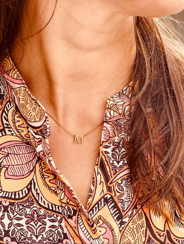 Lott. Gioielli - Gouden Initial In Between Ketting