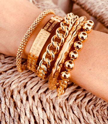 Lott. Gioielli - Gouden Snake S armband