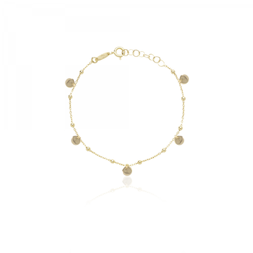 LOTT GIOIELLI - ROSARY RONDE BEDELS ARMBAND goud