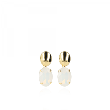 Lott gioielli - SWAROVSKI OORBELLEN AMELIE OVAAL WIT OPAAL