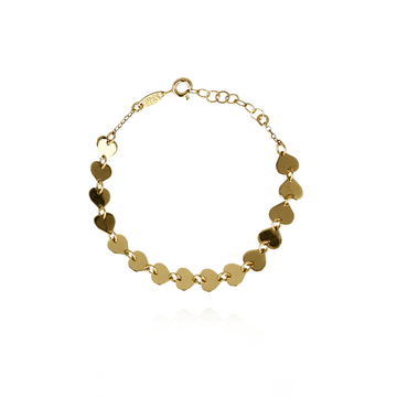 LOTT. gioielli Gouden armband 15 hearts