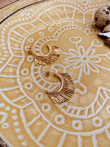LOTT GIOIELLI - CLASSIC CREOOL VIBES S OORBELLEN goud