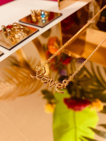 LOTT. gioielli - Gouden ketting Limited symbol love