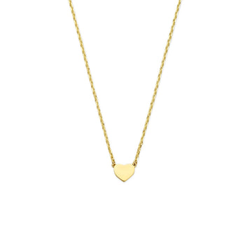 GOLD BY RIMENZO - Collier hartje 41 - 43 - 45 cm