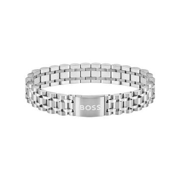 BOSS - SCHAKELARMBAND - STAAL - 19CM