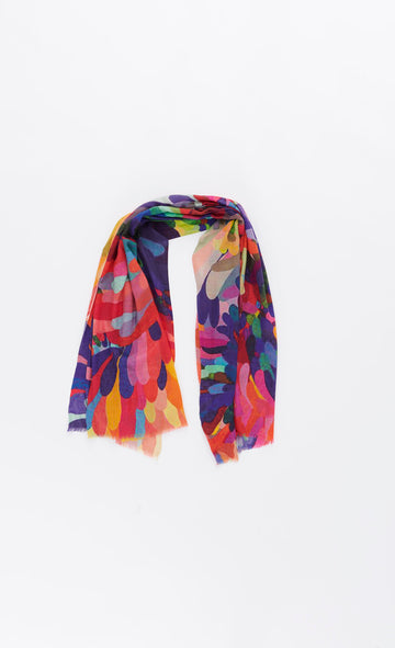 OTRACOSA SHAWL - Wool/Silk – Rainbow Flower