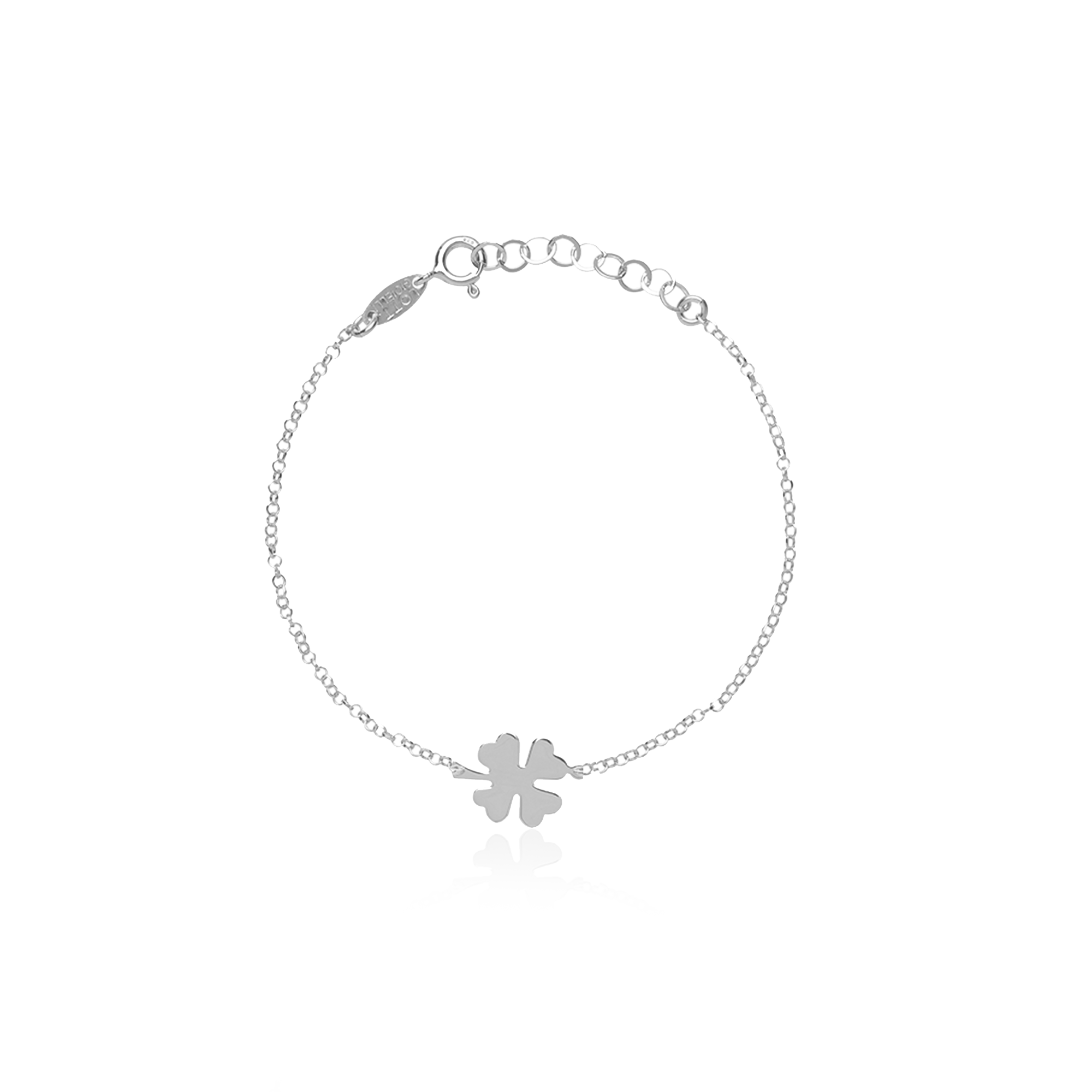 LOTT GIOIELLI - SYMBOL GESLOTEN CLOVER ARMBAND zilver