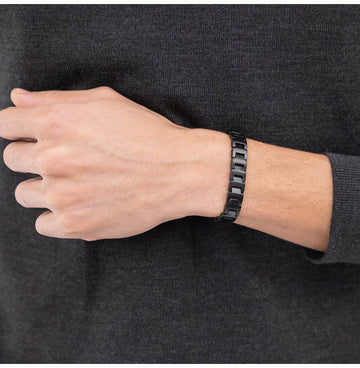 BOSS - SCHAKELARMBAND - STAAL - 19CM