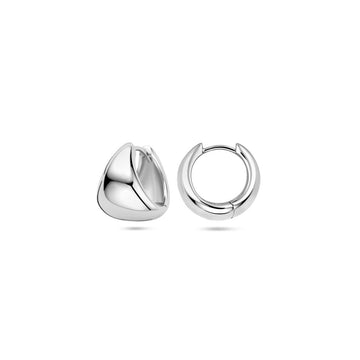 SILVER BY RIMENZO - Klapoorringen 15 mm