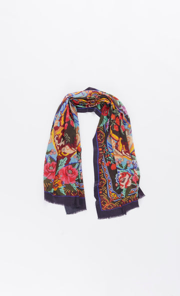 OTRACOSA SHAWL - Scarf Wool/Silk – Otra Cosa – Colourful Carpet