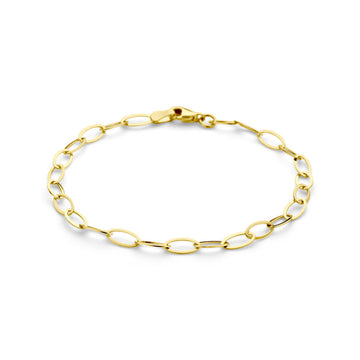 GOLD BY RIMENZO - Armband 4,0 mm 18,5 cm