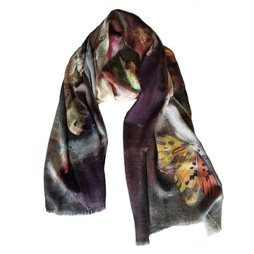 HAPPY LONA - Art shawl  Butterfly