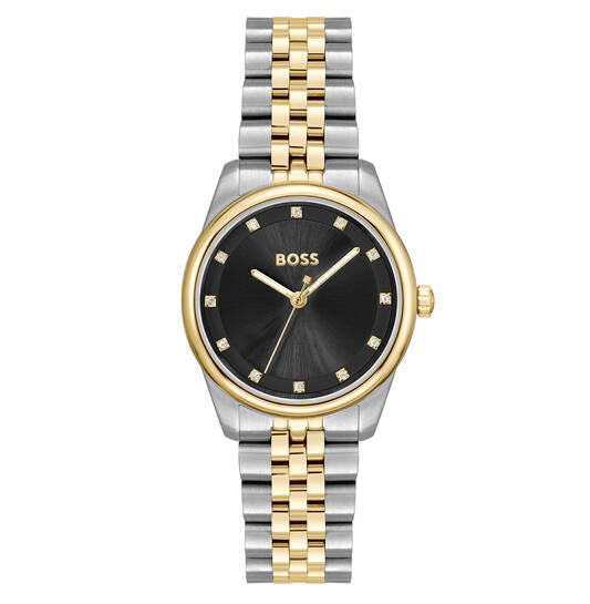 BOSS DAMES HORLOGE  - GRACEFUL PRECIOUS - Ø32 - STAAL