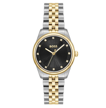 BOSS DAMES HORLOGE  - GRACEFUL PRECIOUS - Ø32 - STAAL