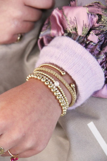 LOTT GIOIELLI  - Elastic Pearl M armband