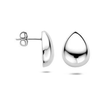 SILVER BY RIMENZO - Oorknoppen druppel 16 mm