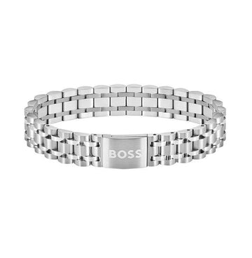 BOSS - SCHAKELARMBAND - STAAL - 19CM