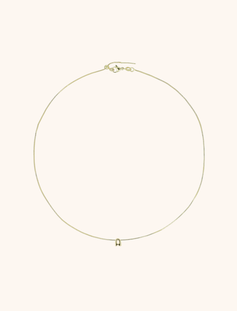 LOTT GIOIELLI - GOUDEN KETTING MINI INITIAL