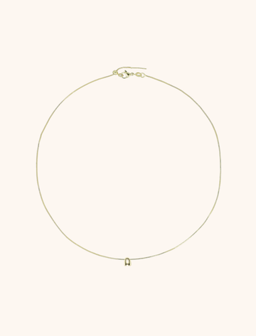 LOTT GIOIELLI - GOUDEN KETTING MINI INITIAL