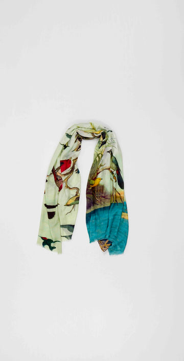 OTRACOSA - Scarf Wool/Silk – Otra Cosa – Birds Map