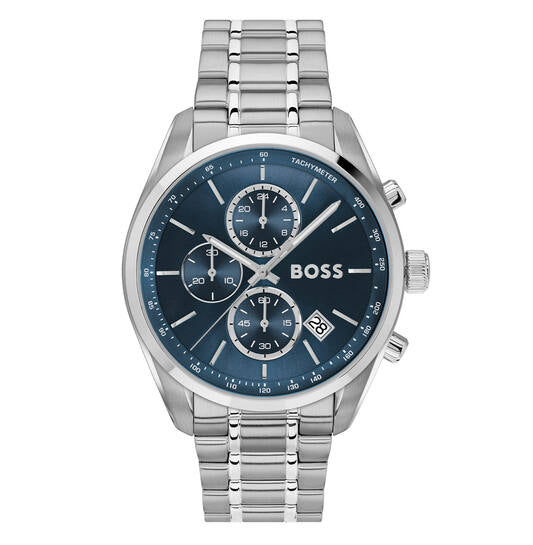 BOSS HORLOGE - GRAND PRIX - Ø44 - STAAL