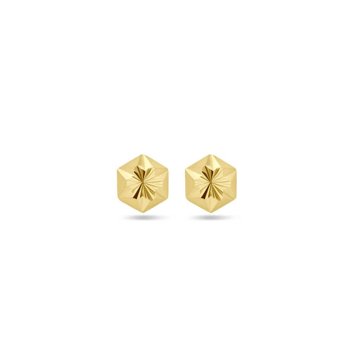 GOLD BY RIMENZO - Oorknoppen  gediamanteerd