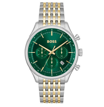BOSS HEREN HORLOGE  - GREGOR - Ø45 - STAAL
