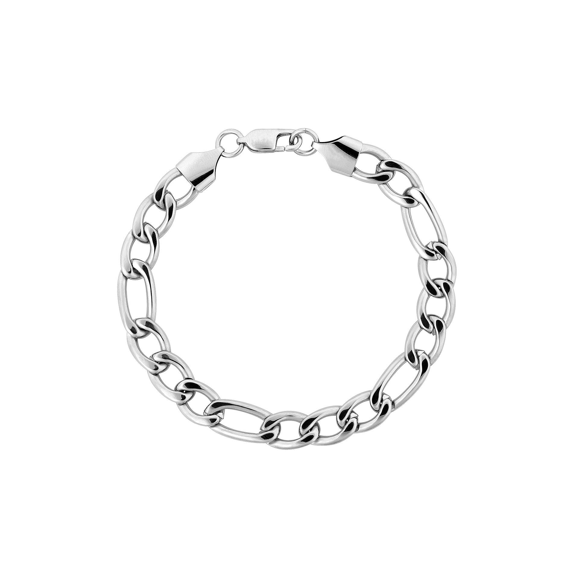 AZE JEWELS - Figaro Eight - Inox