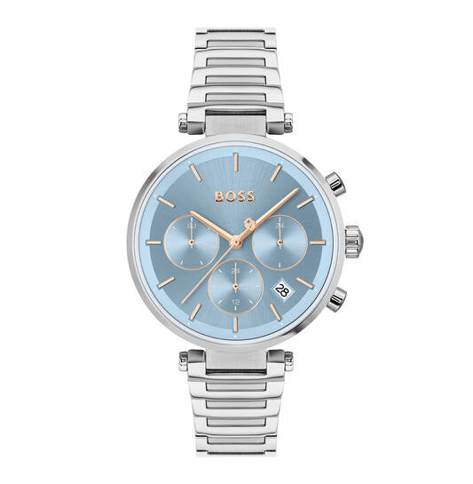 BOSS DAMES HORLOGE - MAJESTY SPORT - Ø36 - STAAL