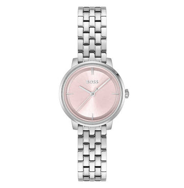 BOSS DAMES HORLOGE  - LUCIA - Ø28 - STAAL