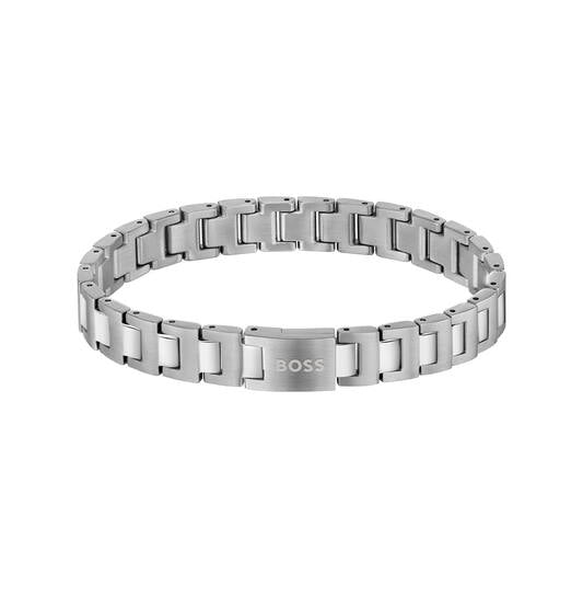 BOSS - SCHAKELARMBAND - STAAL - 19CM