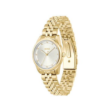 BOSS DAMES HORLOGE  - GRACEFUL PRECIOUS - Ø32 - STAAL