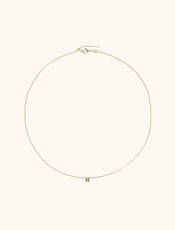 LOTT GIOIELLI - GOUDEN KETTING MINI INITIAL
