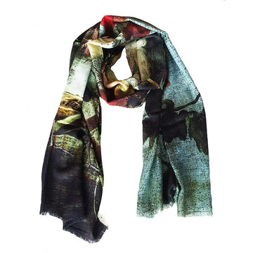 HAPPY LONA - Art shawl Grasshopper