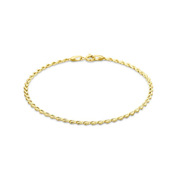 GOLD BY RIMENZO - Armband  2,1 mm 18,5 cm