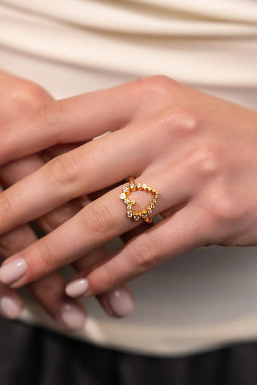 LOTT GIOIELLI - Gouden Ring Hart Brooke