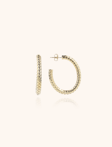 LOTT GIOIELLI - CLASSIC OORBELLEN COBRA CREOOL OVAAL M