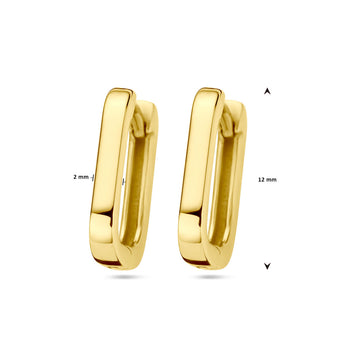 GOLD BY RIMENZO - Klapoorringen paperclip