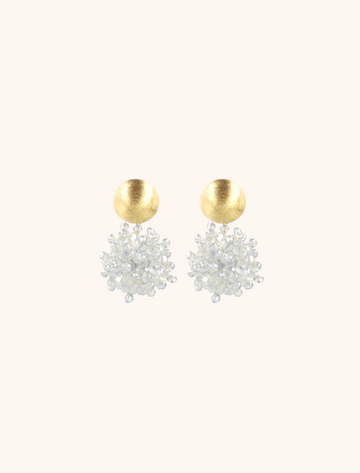LOTT GIOIELLI - IJS BLAUWE OORBELLEN JACKY GLOBE S DOUBLE STONES