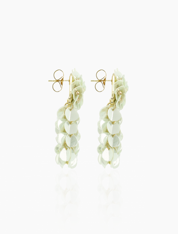 LOTT GIOIELLI- Aqua Oorbellen Elin Hammered Waterfall S