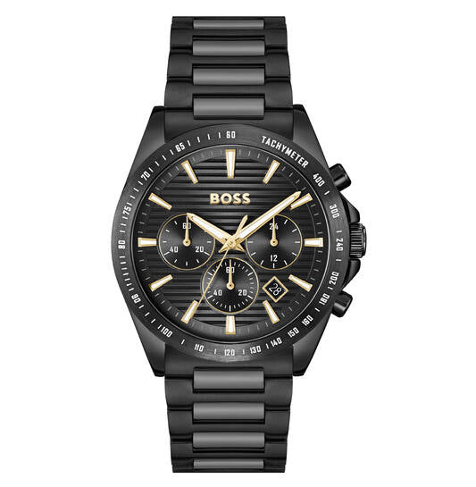 BOSS HEREN HORLOGE - STRIKE CHRONO - Ø41 - STAAL