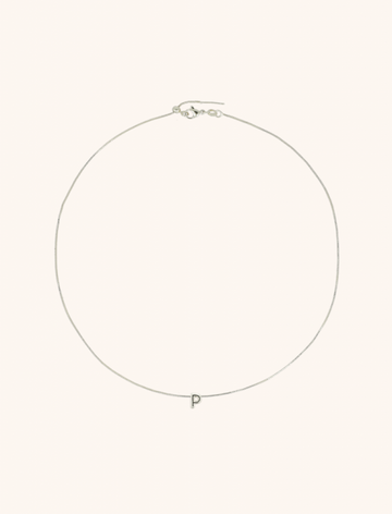 LOTT GIOIELLI - ZILVEREN KETTING MINI INITIAL