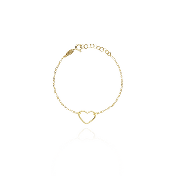 Lott. Gioielli - Gouden Heart Open Armband gold